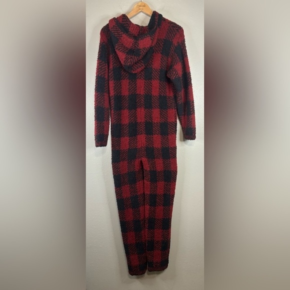 Skims Knit Unisex Onsie | Red Plaid | size S/M - Picture 4 of 5